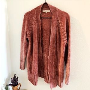 LOFT Chenille Pink Sweater